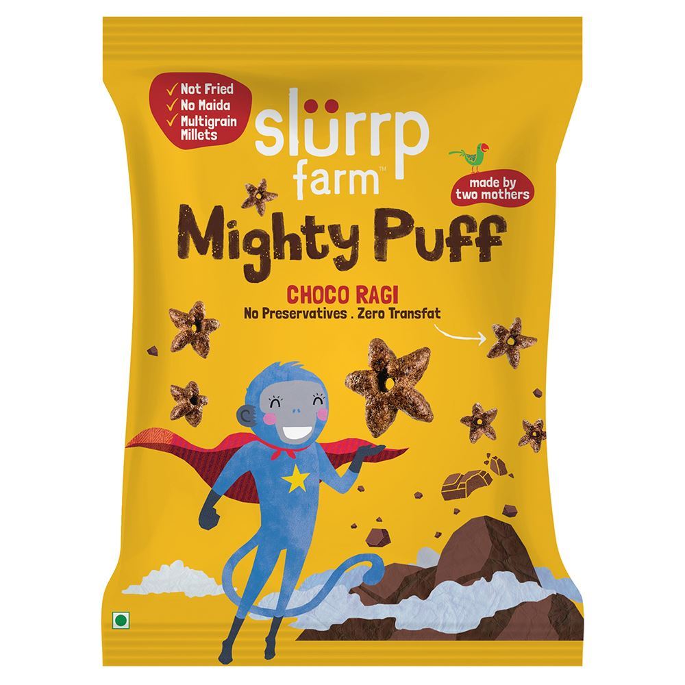 Slurrp Farm Mighty Puff Choco Ragi